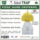 SOLUTRAP - Pièges universels Jaunes - Ecologique et économique - Mouches - Guêpes - Frelons - Mouche de l